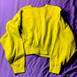 Nike Women’s Cropped Oversized Crewneck Sweater